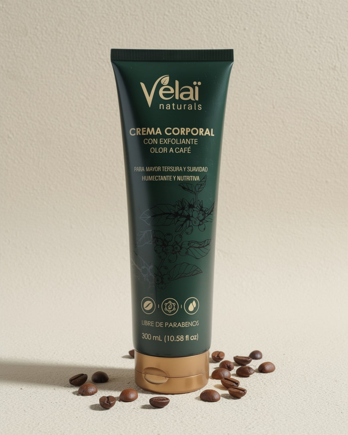 Crema corporal con exfoliante de café · 1